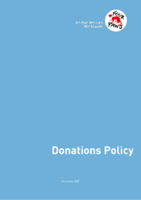 Donations Policy