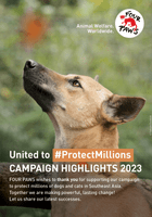 Kampagne zur Beendigung des Hunde- und Katzenfleischhandels: Highlights 2023