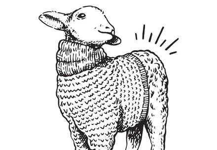 Wolle mit Po Logo