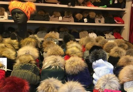 Fur products in market