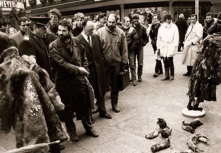 Anti-Pelz-Demonstration 1988