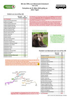 Timetables BEAR SANCTUARY Arbesbach from Linz