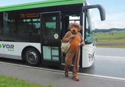 bus to BEAR SANCTUARY Arbesbach