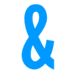 web&co ampersand blue