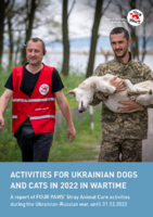 Activities for Ukrainian dogs and cats in 2022 in wartime
