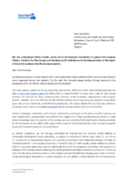 Letter of Global Fashion Brands to the European Commission