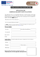 TIERART Application Form