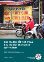 Báo cáo tóm tắt Tình trạng tiêu thụ Thịt chó và mèo tại Việt Nam