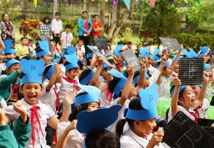 CAP festival at Ky Phu Primary school 