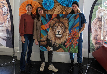 FOUR PAWS Staff with Artist Sophy Tuttle